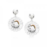 Earrings Chantecler Woman Logo in Silver 40181 - 40181